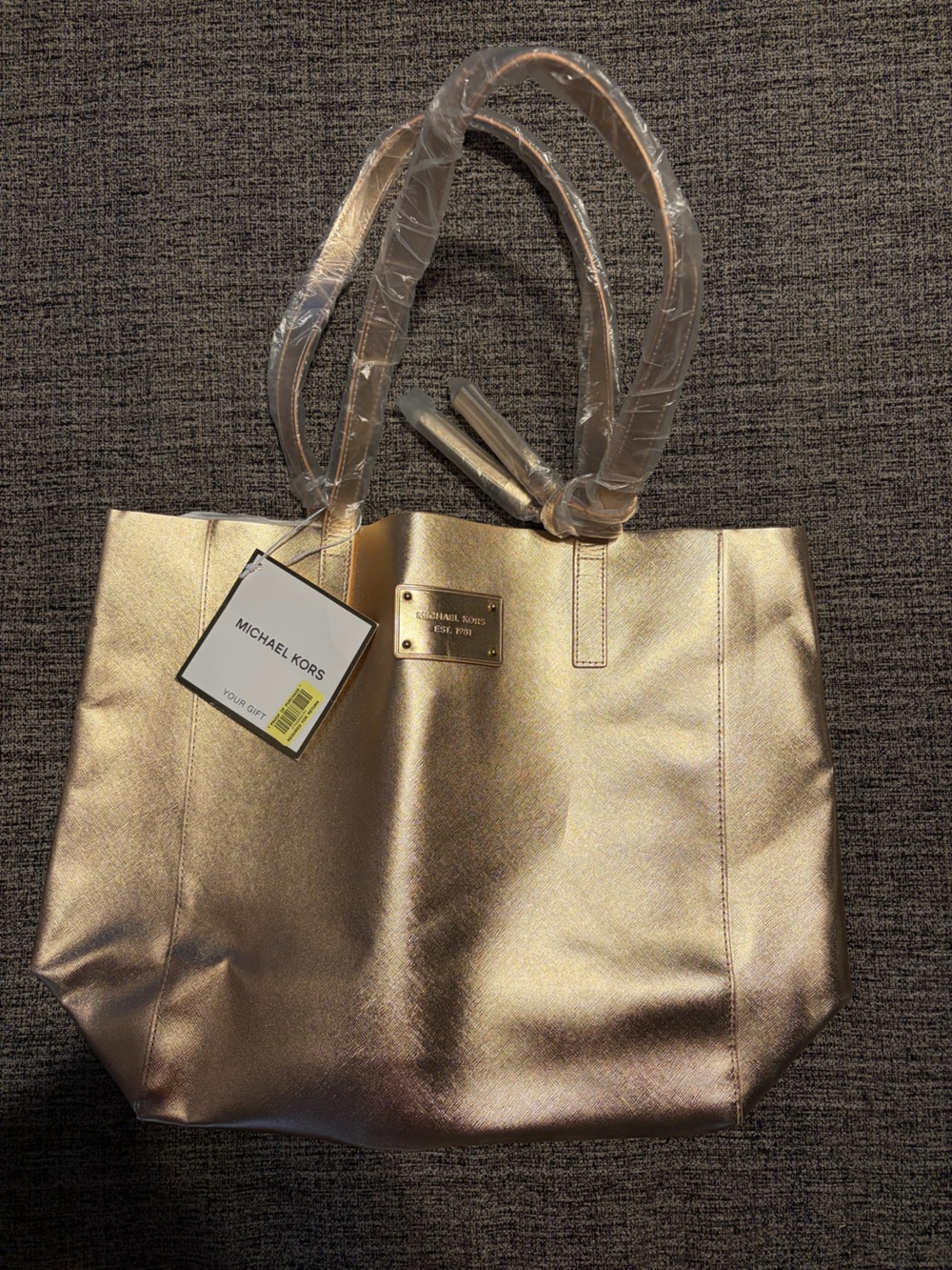 Michael Kors Metallic Gold Tote